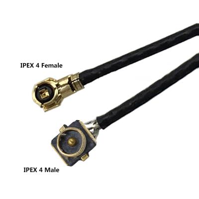 China IPEX4 MHF4 NGFF IPEX4 Antenna Male To RF0.81 Female Extension Coax Cable For M2 Network Card Module Wireless Antenna for sale