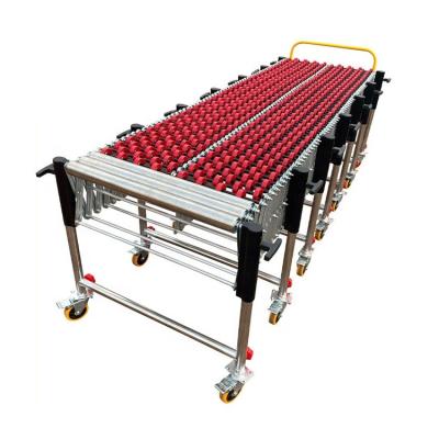 China Heat Resistant Factory Direct Sale Rubber Return Skate Skewed Wheel Transfer Sprocket Stainless Steel Powered Flight Gravity Roller Conveyor for sale