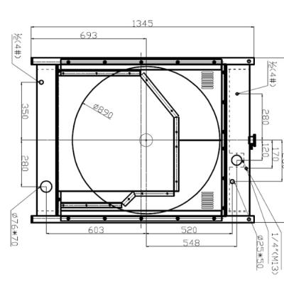 China Marine Cummins Radiator 3000235 for NTAA855 Diesel Engine for sale