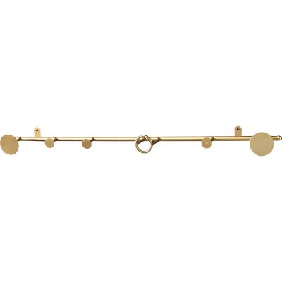 China Modern Wall Mounted Metal Household Wall Mounted Storage Hook Wall Hanging Hook Coat Rack Bedroom One Word Bathroom Kitchen Master Hook for sale