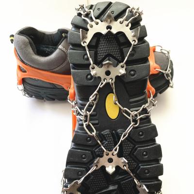 China Sportneer Anti-Skid Ice Cleats Stainless Steel Climbing Cleats For Ice Shoes Boots Cleats Snow for sale