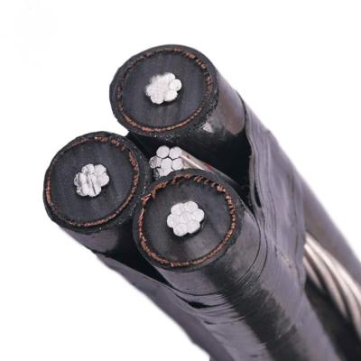 China Overhead Customized Available ABC 11kv Insulated Aerial Cable 4x95mm2 ABC Aerial Bundle Cable for sale