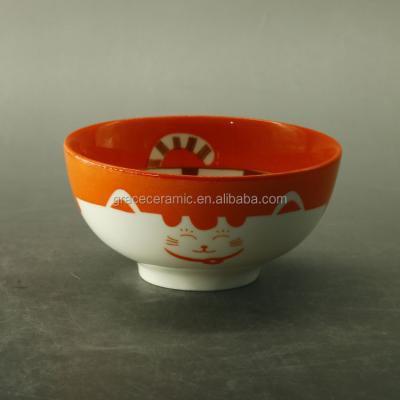 China Wholesale Korea Japan Disposable Serving Bowl Custom Ceramic Hand Painted Bowl for sale