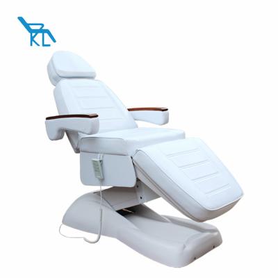 China Modern Adjustable Pedicure Tattoo Bed Tattoo Massage Table Electric Motors Cosmetic 3 Electric Motors Salon Spa Beauty Therapy Kangli Facial Chair for sale