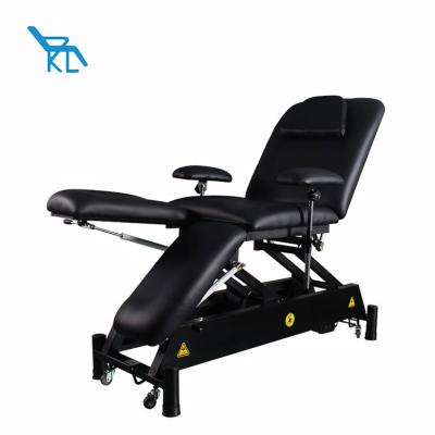 China Modern Black Electric Luxury Professional Massage Chair Wick Bed Chair Beauty Beds Beauty Salon Tattoo Salon Esthetician Massager With 1 Motor for sale