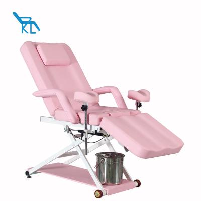 China Sang Kangli Medical Adjustable Exam Modern Table Chair Electric Gynecological Examination Bed for sale