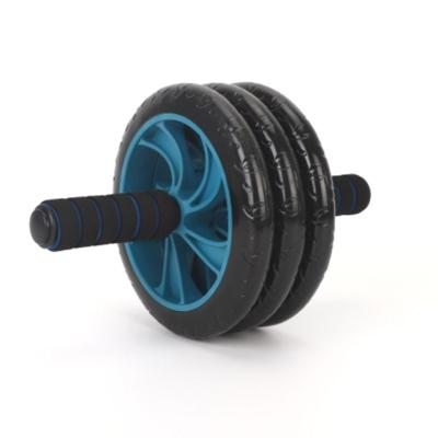 China Black Abdominal Wheel Roller Wheel Low Price Three Colors Red Blue Abdominal Exercise Equipment For Gym for sale