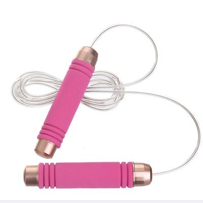 China BODY BULID Gym Fitness Smart Adjustable Speed ​​Heavy Weighted Jump Rope With Soft Foam Handle for sale