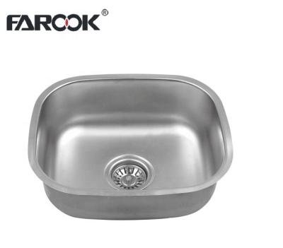 China With Faucet Undermount Single Bowl Steel Sink for sale