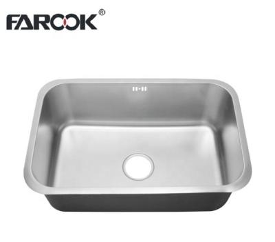 China With Faucet Undermount Square Single Bowl Kitchen Sink for sale