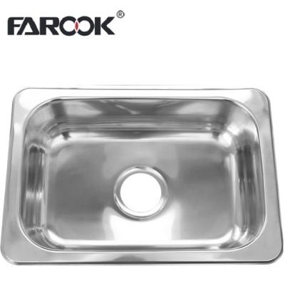 China With Faucet South America Single Bowl Kitchen Sink for sale