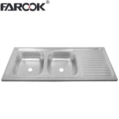 China Without Faucet One Piece Stainless Steel Sink For Kitchen for sale