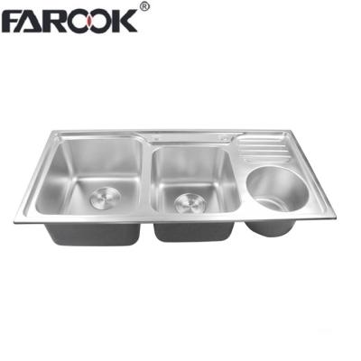 China Without Faucet High Quality Double Bowl Sink for sale