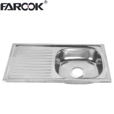 China Without Faucet Stainless Steel Cheap Kitchen Bath Sink for sale