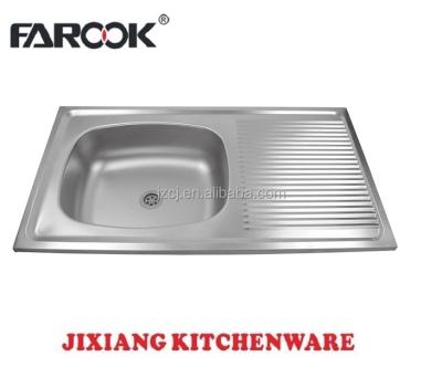 China Without Faucet JZ-827 Stainless Steel Kitchen Sink Equipment Lavabo for sale