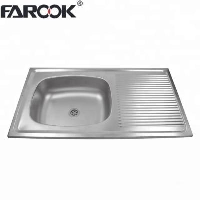 China Without Faucet Cheap Stainless Steel Kitchen Wash Sink for sale