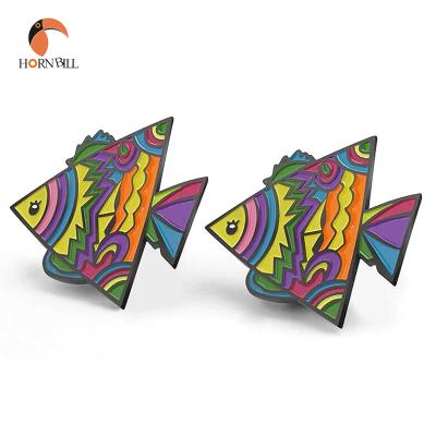 China Worldwide Hard Enamel Pin Custom Souvenir Metal Lapel Pin Badges With Your Own Design Making for sale