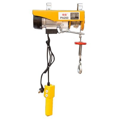 China Hotels Factory Cheap Price PA Mini Electric Hoist For Construction for sale