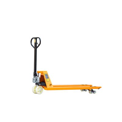 China Hotels Wholesale China Retail Quality Shock Absorption Silent Hand Pallet Truck For Sale for sale