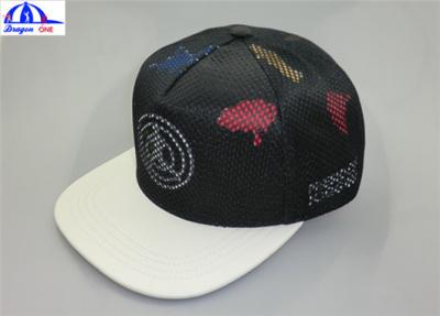 China 5 Panels Double Layer Snapback Baseball Caps With Custom Embroidery Printing for sale