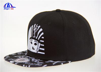 China Hip hop snapaback Caps / Hats / Embroidery On Front / Sublimation Print Visor for sale