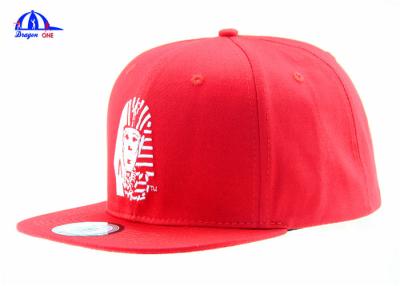 China Multi Color 100% Cotton Woven Snapback Baseball Caps With Flat Embroidery for sale