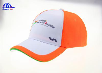 China Beautiful Summer Ladies Racing Baseball Caps with 98% Polyester 2% Elastane for sale