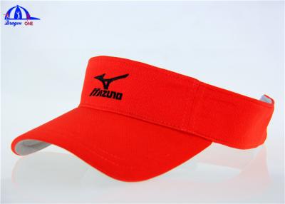 China Multi Color Customized Sun Visor Hats with 100% Polyester , Summer Sports Caps for sale