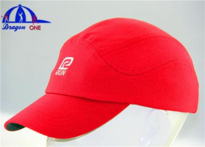 China Sports Custom Running Caps With Flat Embroidery Logo for sale