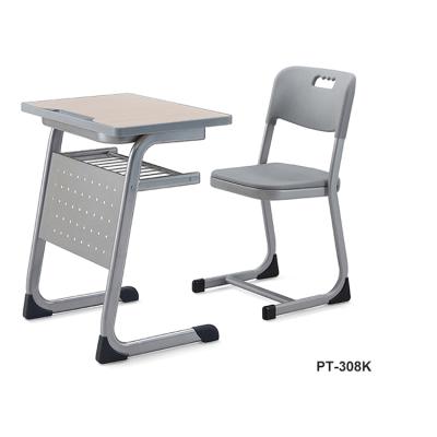 China School sets fixed single desk and chair for sale