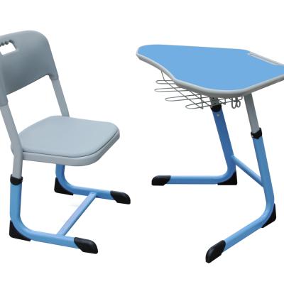 China Au-Piny Modern New Style School Adjustable Desk And Chair for sale