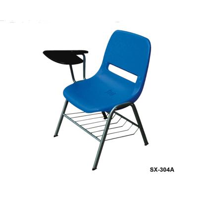 China Popular Used Conference Chair With Writing Tablet Plastic Chair Conference Chair for sale