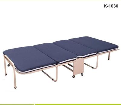 China Single Folding Single Hospital Bed Reinforcement Office Lunch Nap Folding Bed Home Chaperone Casual Bed for sale