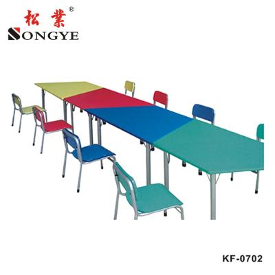 China Kindergarten and Nursery School Plastic Eco - Friendly Table and Chair for Kids and Children , Kindergarten School Furniture for sale