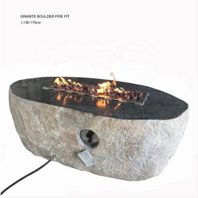 China Stocked NATURE BOULDER Outdoor Fire Pits for sale