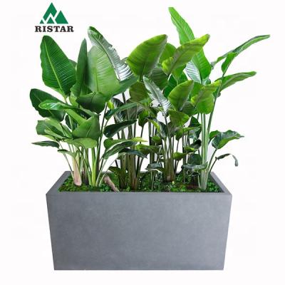 China Modern concrete planter, GRC flower pots for sale