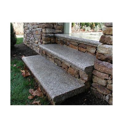 China Outdoor Natural Granite Flamed Stone Stairs for sale