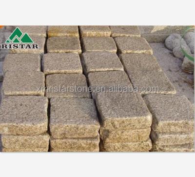 China Outdoor and garden cobblestone paver, granite cobblestone, cubestonee from quarry plant for sale