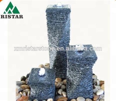 China Outdoor Fountain Three Pillar And Balls Of Eco - Friendly Granite Natural Stone For OBI for sale