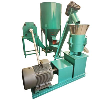 China Make Animal Feed Pellet Self Priming Feed Pellet Processing Machinery Line Used In Household Farms for sale