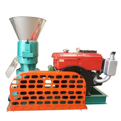 China Make Animal Feed Food Factory Direct Sales 12HP Diesel Engine Animal Feed Sinking Pellet Making Machine For Sale for sale