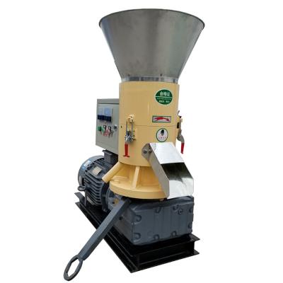 China Make New Product Biomass Pellets Flat Die Wood Sawdust Pellet Machine Small Wood Pellet Mill For Sale for sale