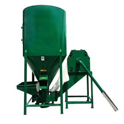 China Made animal feed 380V vertical animal feed mix and crush machine for fodder processing price for sale for sale