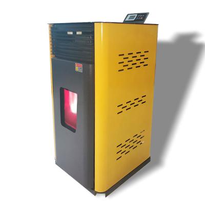 China New Design 14Kw Free Silent Contemporary Hot Selling Automatic Portable Wood Pellet Stove for sale