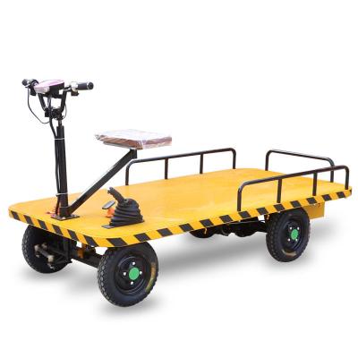 China New Product 1000kgs Electric Transport Cargo Warehouse Factory Trolley Loading Trolley For Garden Warehouse Factory Transport Moving for sale