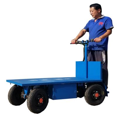 China OEM high quality electric flatbed transport cargo auto-patterns for trolleys and transport hand carts warehouse electric hand carts for sale