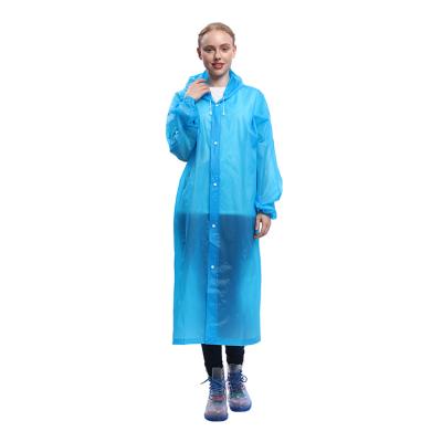 China Rain Coat /Windproof/Eco-friendly/Durable/Soft Adult Raincoat Plastic Portable Disposable Raincoat Eco-friendly 100% Custom PEVA Raincoats with hood for sale