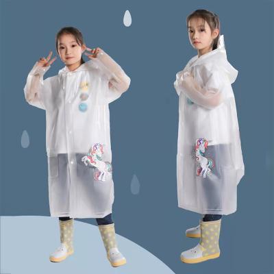 China New Arrived Reusable Raincoat EVA Cute Children Raincoat For Cartoon Raincoat Children Bachelorette Raincoats New Kids Raincoat for sale