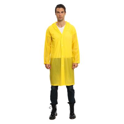 China 2022 Hot Selling 100% Waterproof Clothing 2022 Single Long Waterproof PVC Reusable Plastic Raincoat For Adult for sale