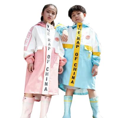 China Factory Sale Child Taslon Rain Coat Kids Cloth Reusable Cute Raincoat Singlet Cartoon Raincoat Breathable Cloth Raincoat for sale